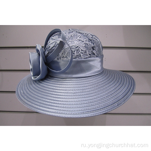 Женские шляпы от кутюр с тканевым покрытием